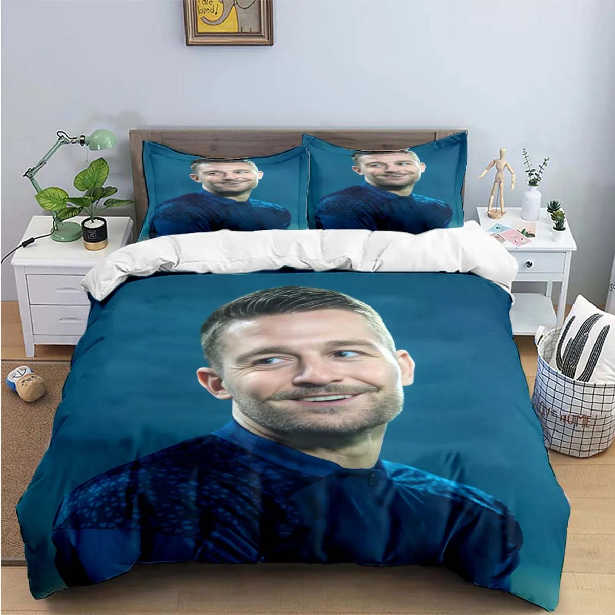 Spain Football Star S-Sergej Milinkovic-Savic Print Bedding Sets Bed Supplie Set Comforter Set Teens Girls Twin Single Kid Gift