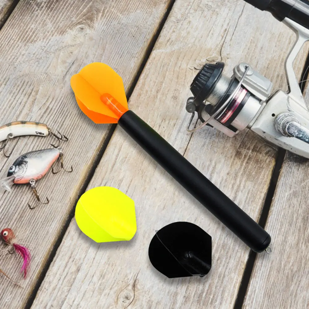 علامة صيد سمك الشبوط تعويم مع ذيل قابل للتبديل نبال ماركر تعويم قابلة لإعادة الاستخدام قياس عمق المياه تعويم الصيد الملحقات #6