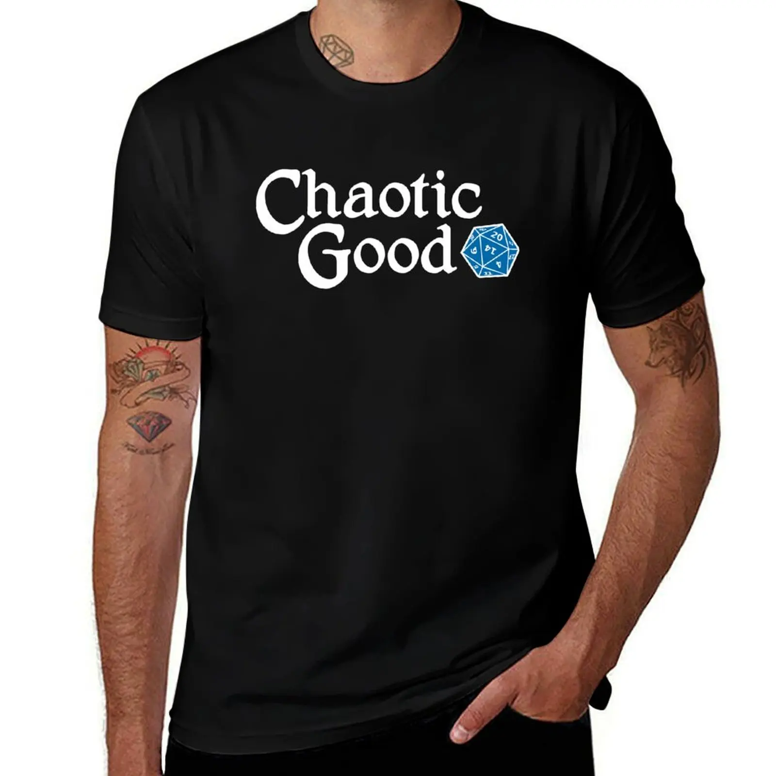 

Chaotic Good T-Shirt man t shirt cotton t shirts for man pack white t shirt men 100% cotton luxury brand T-shirt