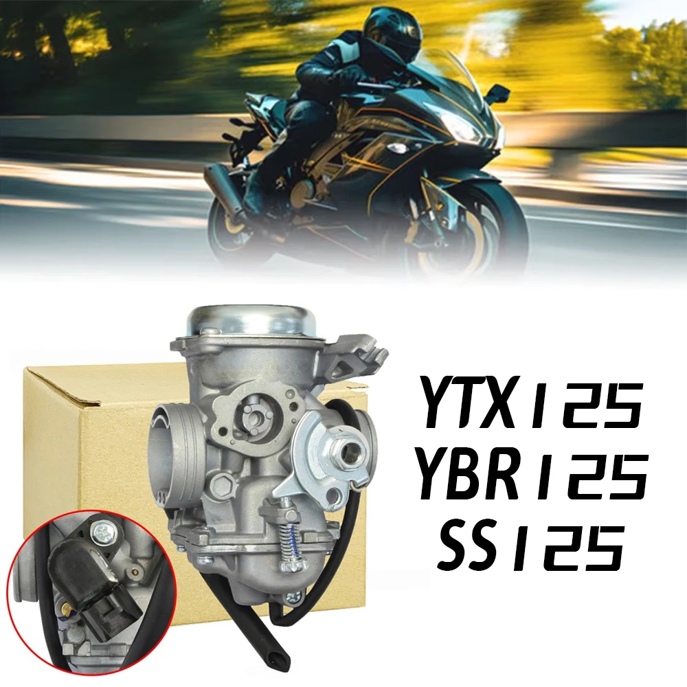 Carburador com Sensor para Modelos Yamaha YTX125, YBR125, SS125 e TVS150 HLX150 - Substituição de Carburador Tipo Sensor