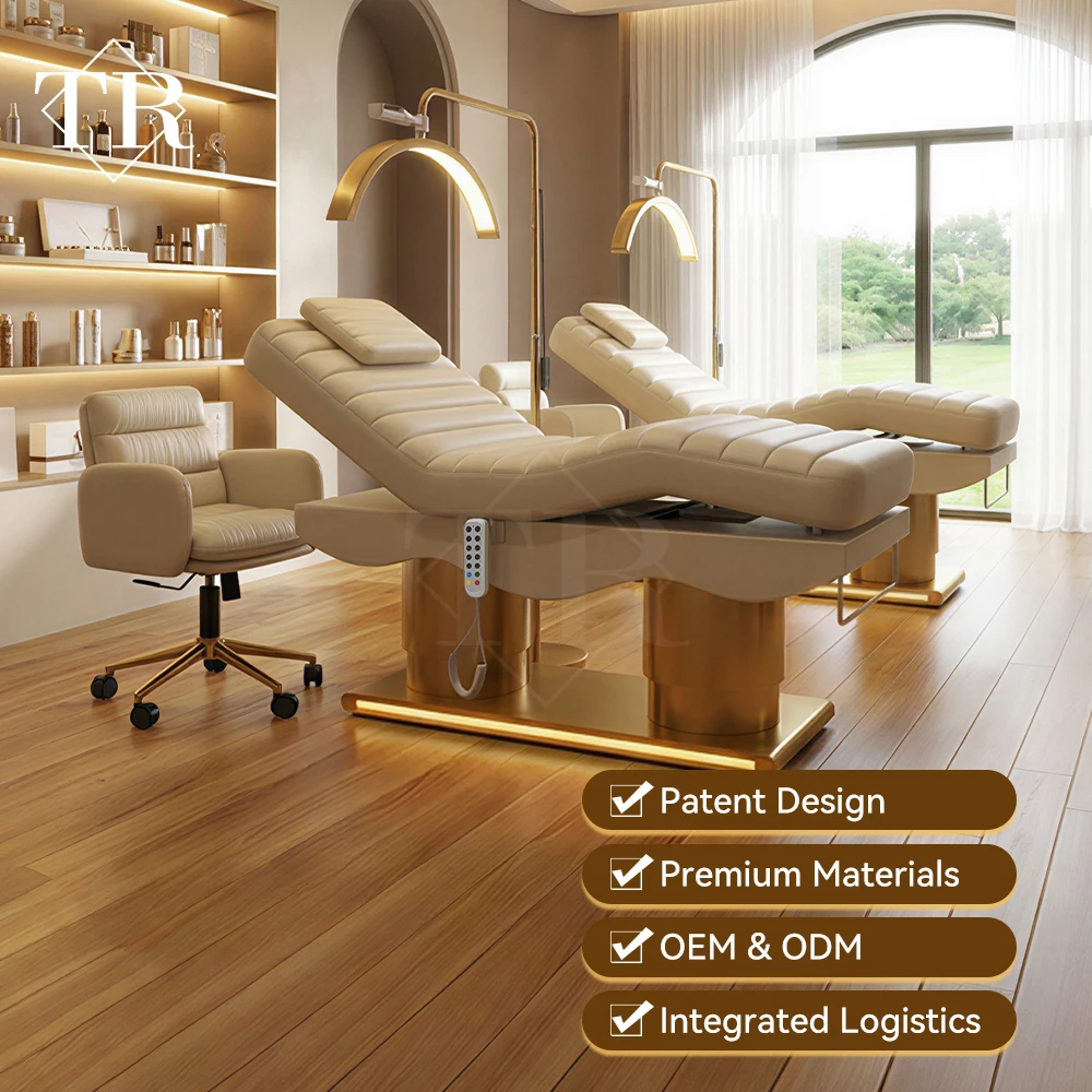 4 Motor Modern Design Beauty Bed for Hotel Beauty Parlour Salon SPA Center Medical Aesthetic Clinic Rehabilitation Bed