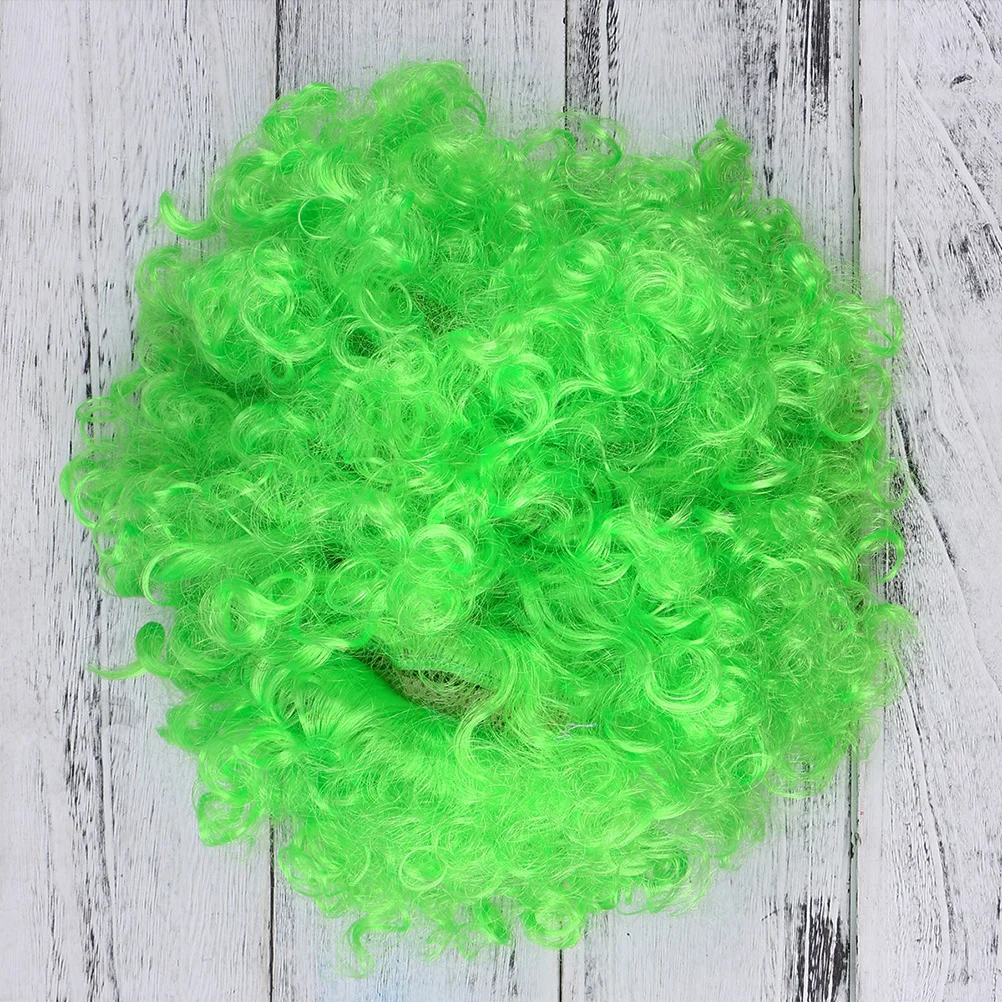 

3 шт., зеленые парики для вечеринок, вьющиеся косплей, костюм на Хэллоуин на день Святого Патрика, праздничная одежда, парики для выступлений на вечеринке