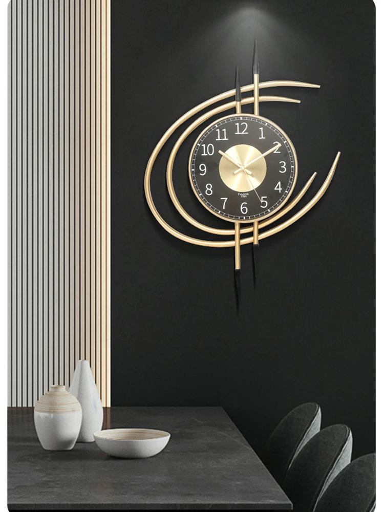 Modern Simple Wall Clock, Nordic Home Decoration, Living Room Clocks, Office, Hotel Hanging Watch, Affordable Luxury