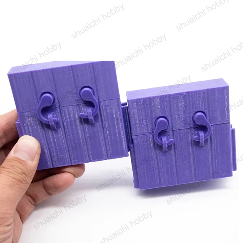 2PCS 3D Printed PETG 1S Battery Storage Box Holder for 65mm Micro FPV RC Drone Portable Battery Protection Hard Shell Case