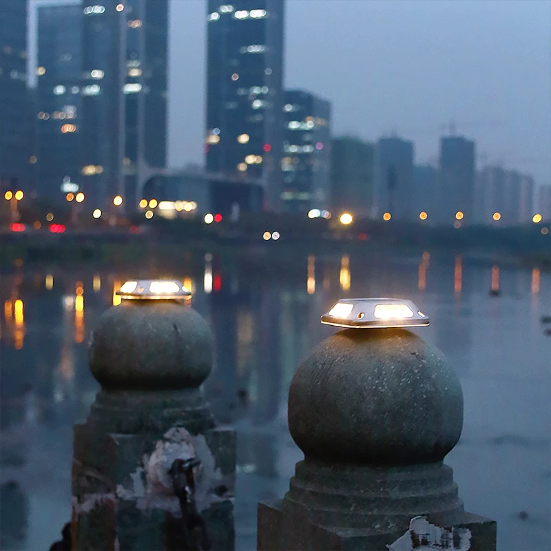 8LED Solar Driveway Light Outdoor Garden Ground Lights Waterproof LED Solar Wall Lamp Camping for Step Stair Pathway Walkway Dec