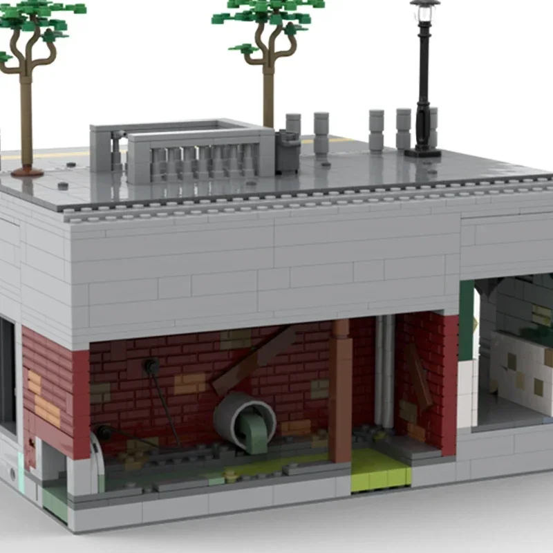 Street view modelo moc tijolos de construção nova york estação subway tecnologia blocos modulares presentes brinquedos natal diy conjuntos montagem