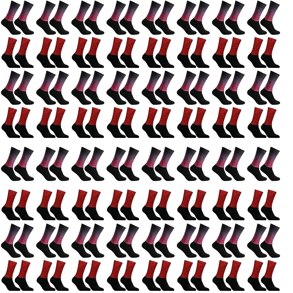 

Велосипедные носки унисекс с постепенным цветным градиентным графическим принтом, дышащие влагоотводящие спортивные спортивные носки для езды на велосипеде