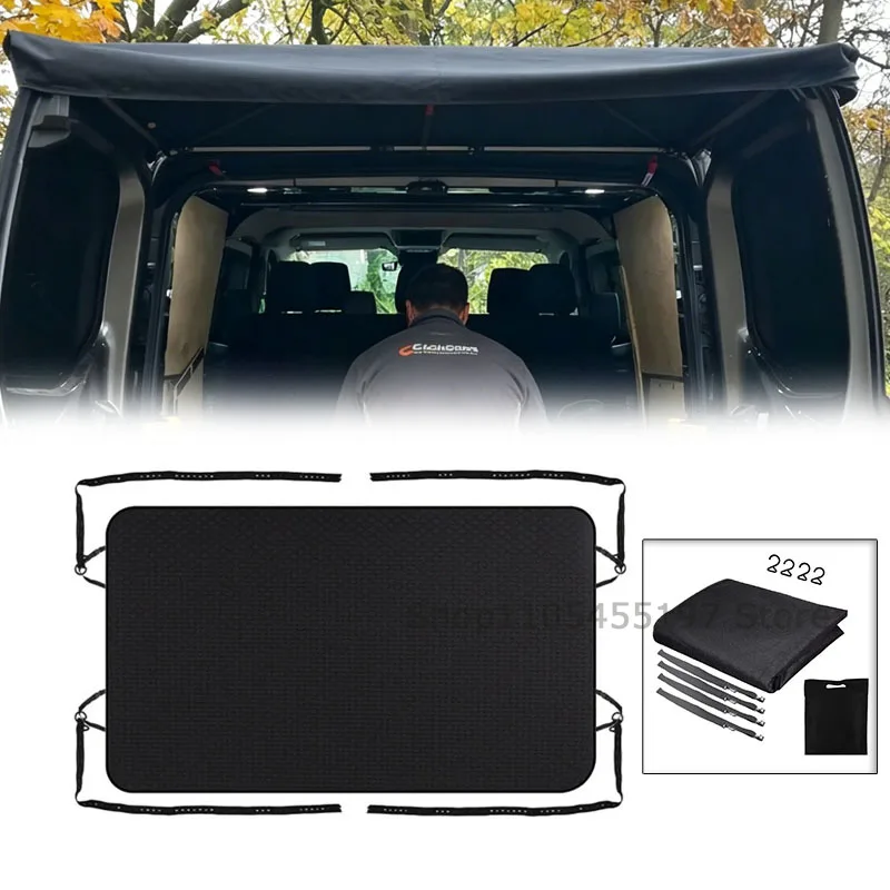 

1 Set Truck Rear Door Awning Universal Waterproof and Durable Sunshade Suitable for RV Camper Tailgate Canopy Outdoor Awning