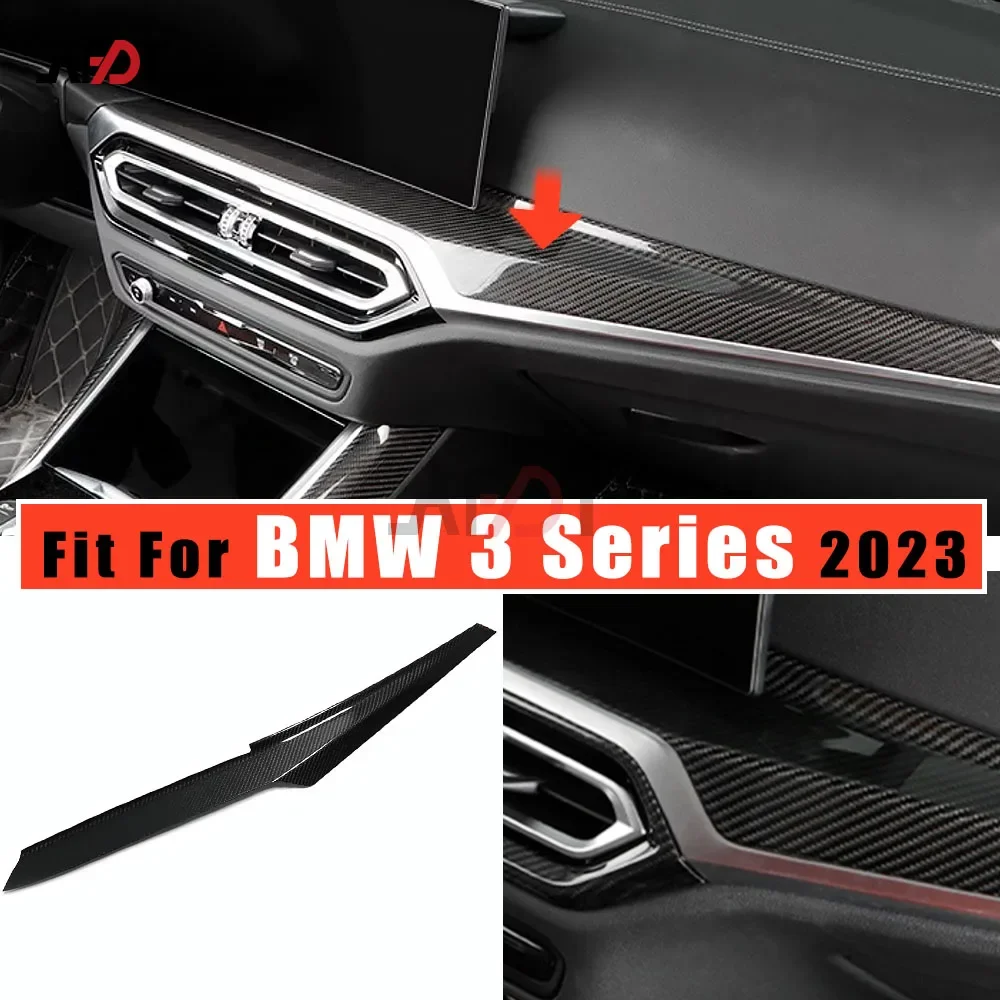 

AFDT углеродное волокно, внутренняя центральная консоль автомобиля, накладка на приборную панель для BMW 3, 4 серии G20 LCI G21 G22 Facelift 2022 2023