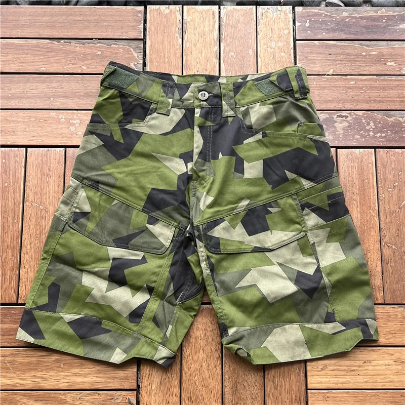 Swedish M90 Geometric MC Cargo Tactical Shorts Summer Men'S Assault Pant AR Style Shorts