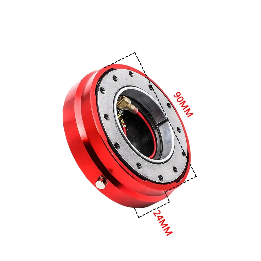 Auto Modified Steering Wheel Quick Release Device Thin Universal Racing Steering Wheel Quick Release Booster Pad