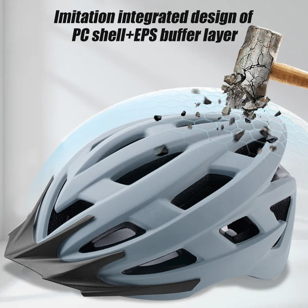 1 Stück Fahrradhelme für Herren – Damen-Fahrradhelm für Erwachsene – leichter, bequemer, verstellbarer Fahrradhelm für Mountain Road Biker