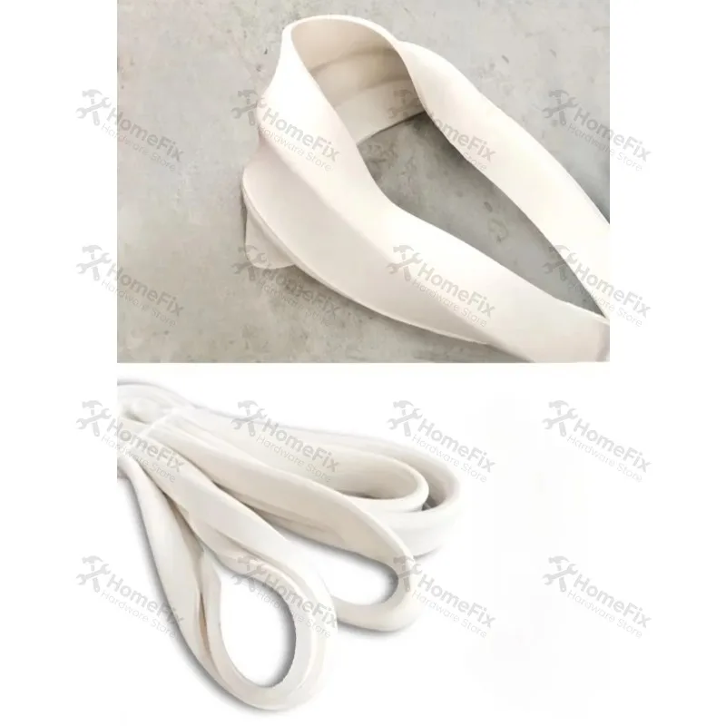 1PC Rubber Seal Strip U & V Type for Circular Vibrating Screen, Sealing Gasket 400‑2000mm Dust‑Proof Leak‑Proof Spare Parts