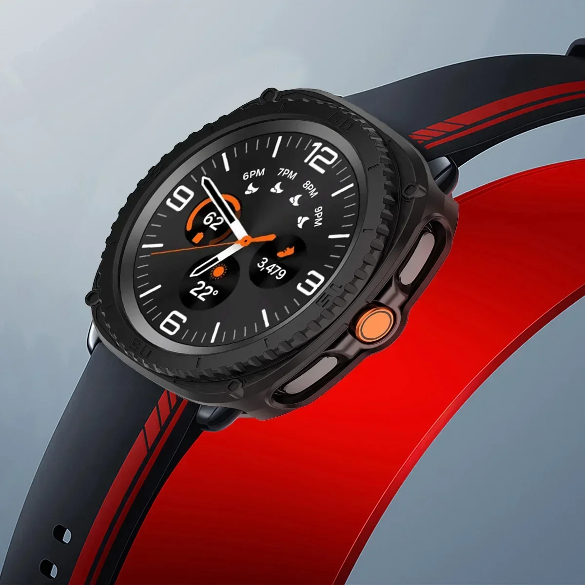 Para samsung galaxy watch 8clássico 46 capa de silicone capa protetora escudo pulseira relógio 8 macio tpu protetor caixa acessórios