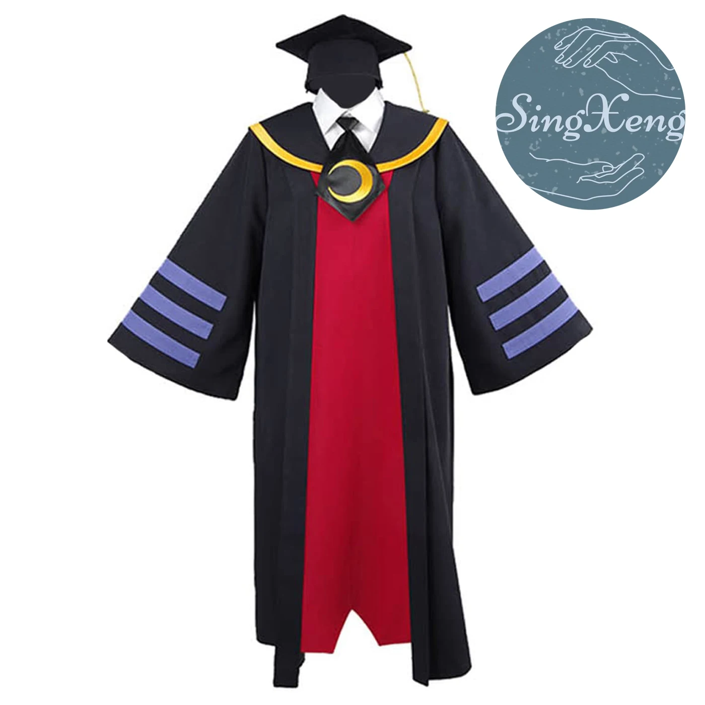 SingXeng Anime Assassination Classroom Koro Sensei Cosplay Costume Uniforms Halloween