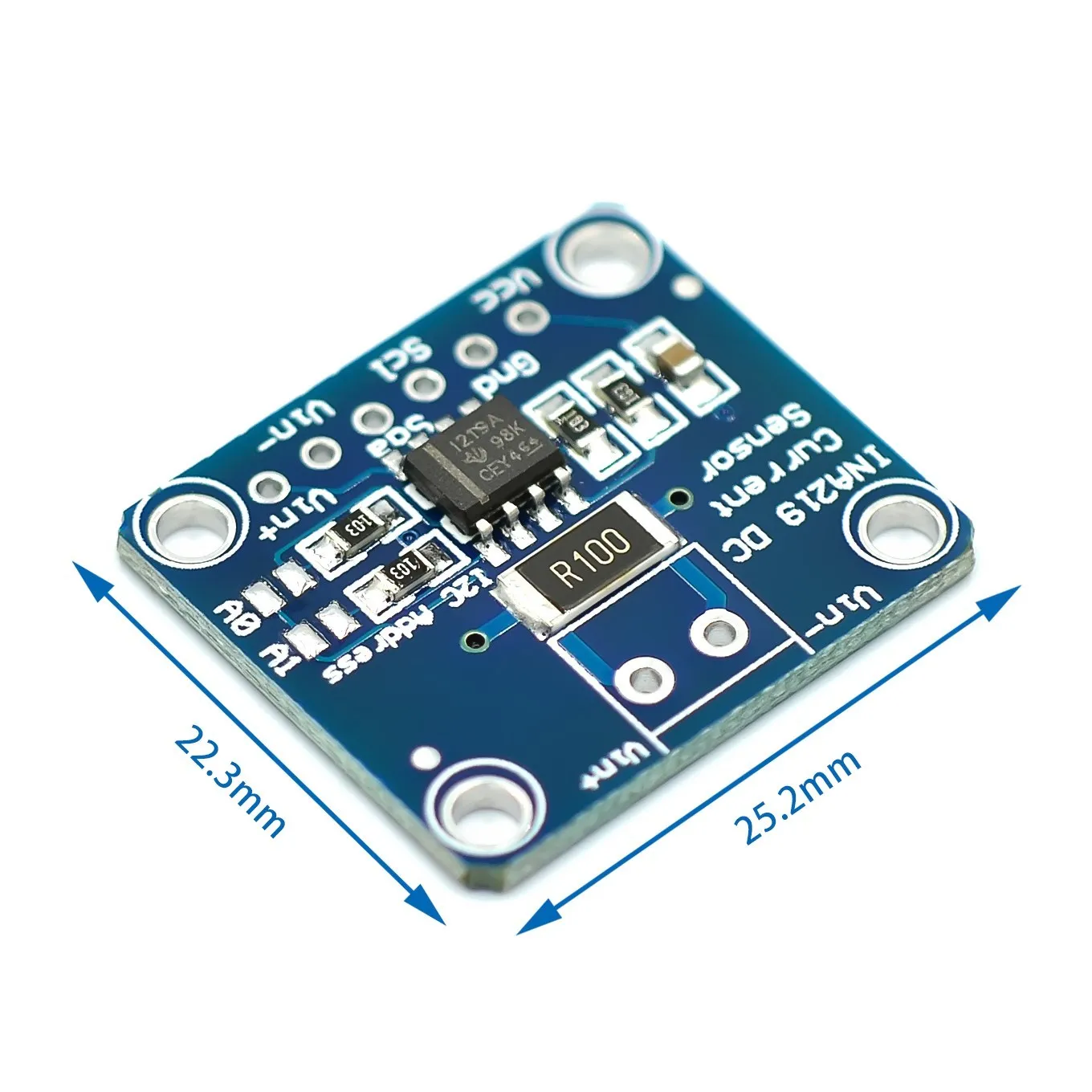 INA219 Bi-directional DC Current Power Supply Sensor Breakout Module DIY 3V-5V IIC I2C Power Monitoring Sensor Module