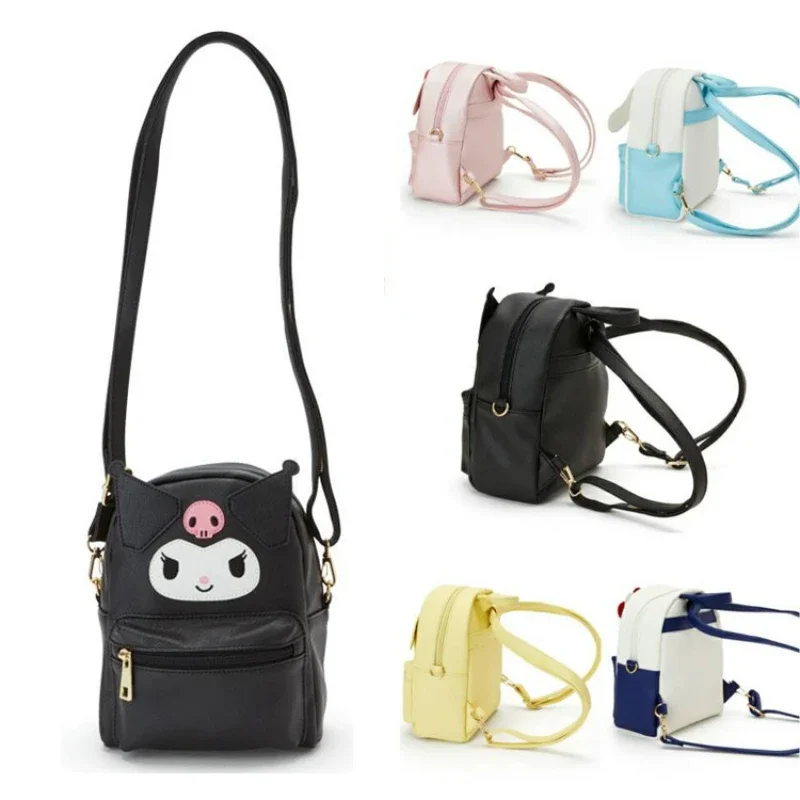 

Sanrio аниме Hello Kitty Kuromi Melody рюкзак двойного назначения сумка через плечо водонепроницаемая большая вместимость многофункциональный портативный подарок