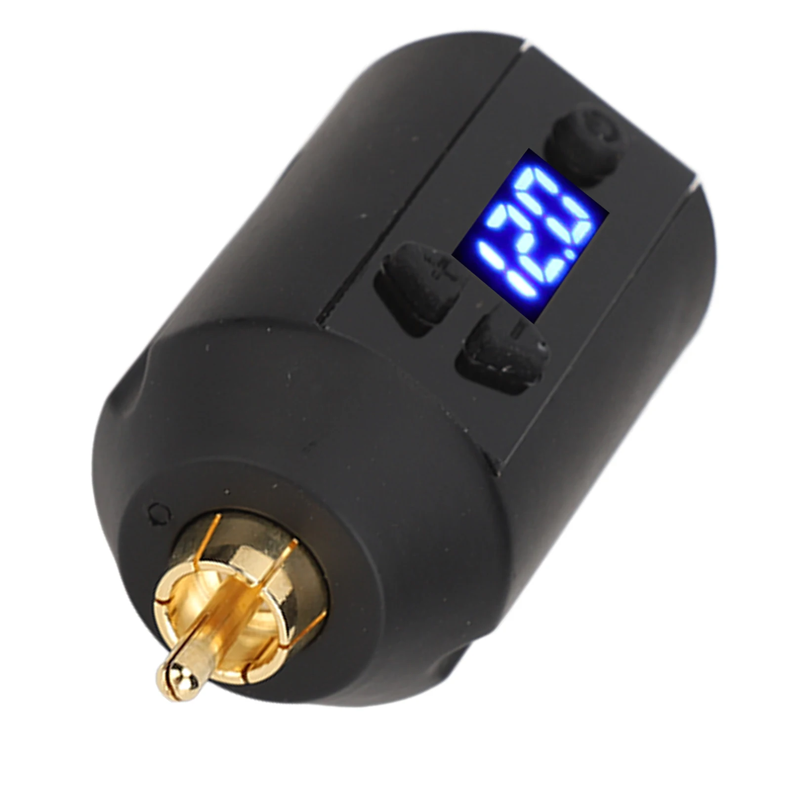 Fuente de alimentación inalámbrica para pluma de tatuaje, 1500mAh, 3-12V, carga USB, voltaje ajustable