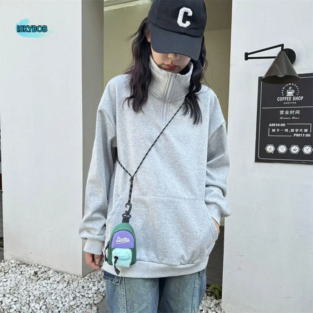 Portamonete Portamonete in tela Cordino Cherry Mini Zaino Ciondolo Piccola margherita Portafoglio piccolo stile coreano Borsa per auricolari