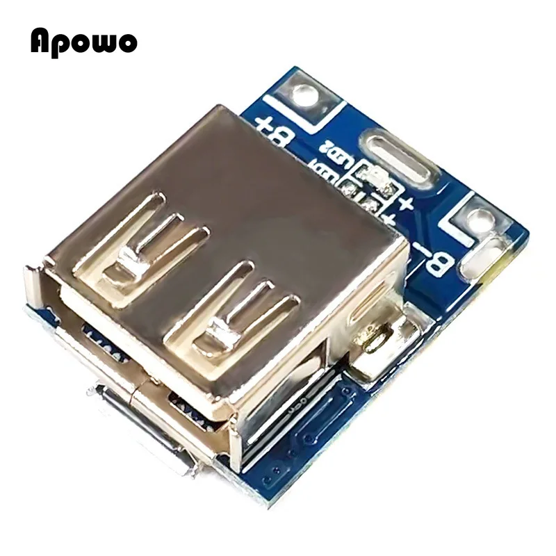 10 stücke 5V-Boost-Converter Step-Up Power Module Lithium-Batterie Lade Schutz Bord Led-anzeige USB Für DIY Ladegerät 134N3P