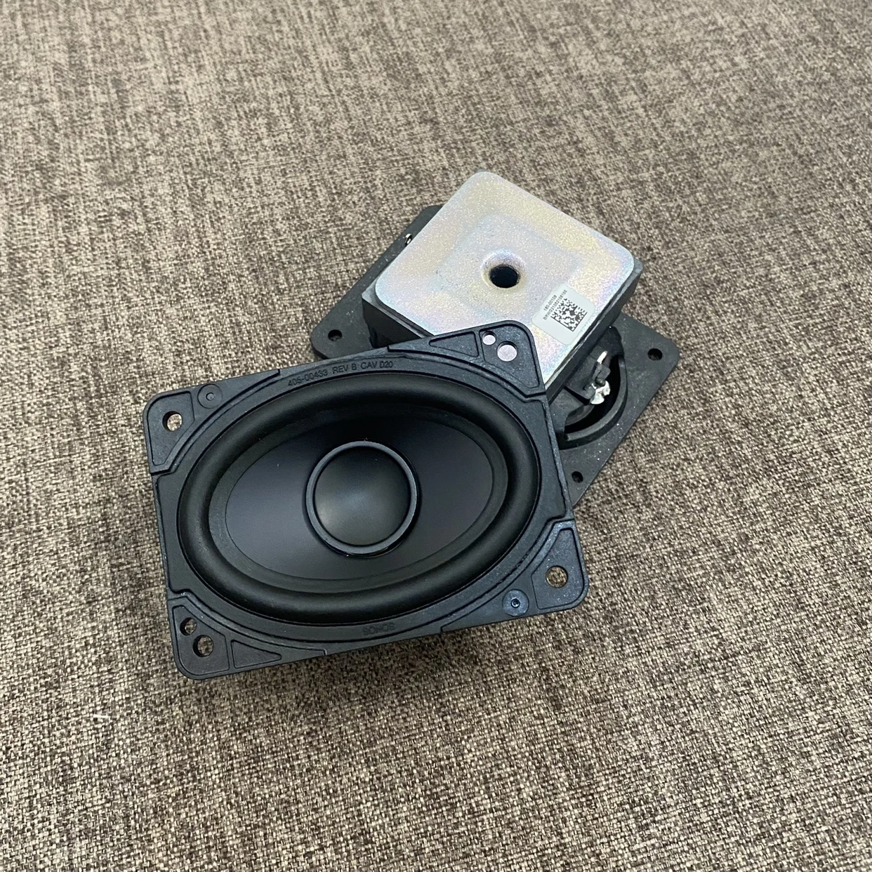 SONOS 스피커용 사각 미드레인지 베이스 스피커, 긴 스트로크 금속 사운드 캡 콘 확성기, DIY 수리 부품, 2*3 인치, 2 개