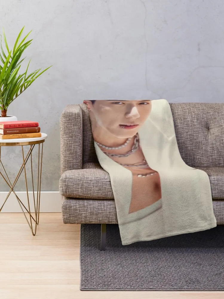 Jungkook 3d golden bts Throw Blanket Softest Decorative Sofas Blankets