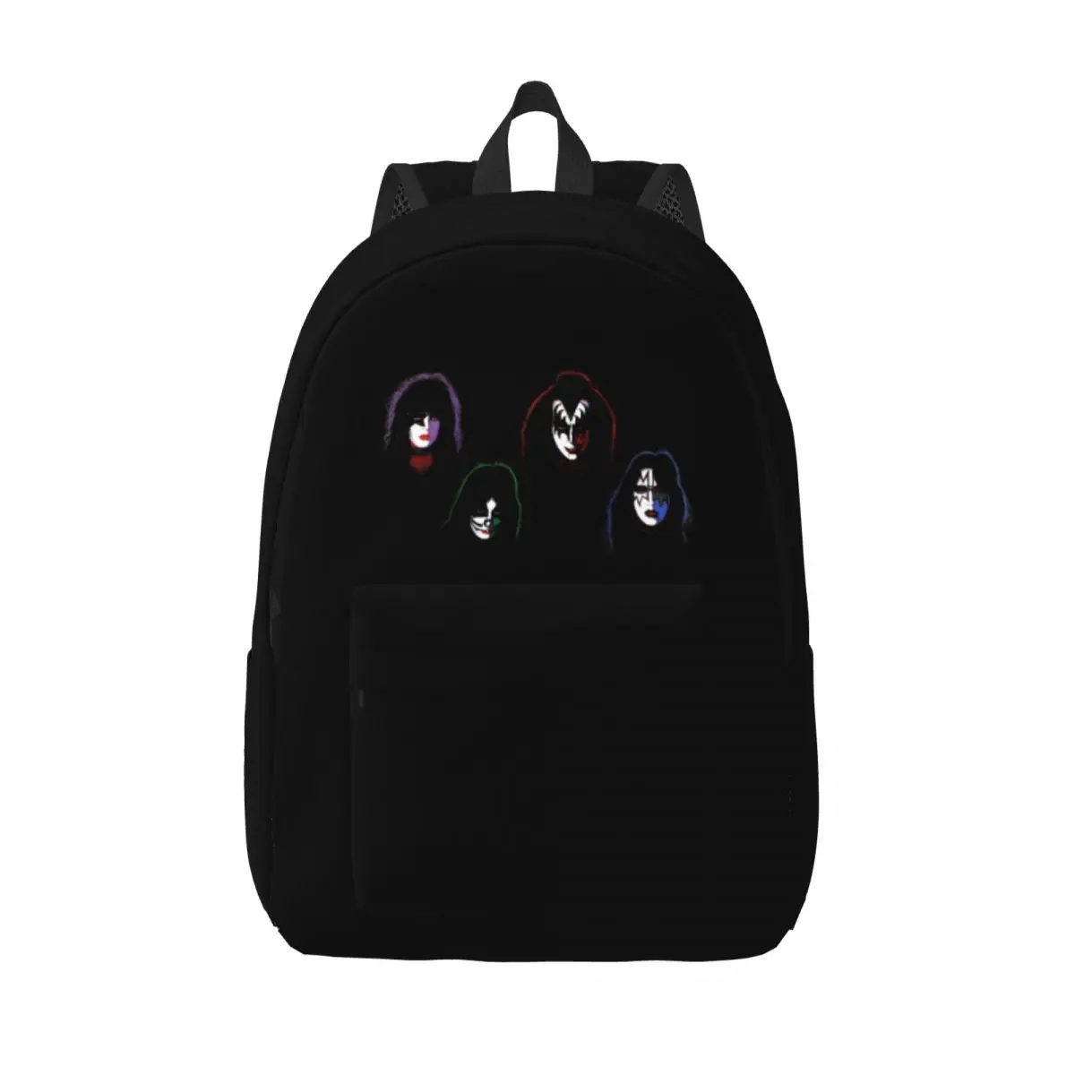 Mochila Kiss Rock Band para estudante do ensino médio, Super Star Bookbag para adolescentes, mochila de caminhada