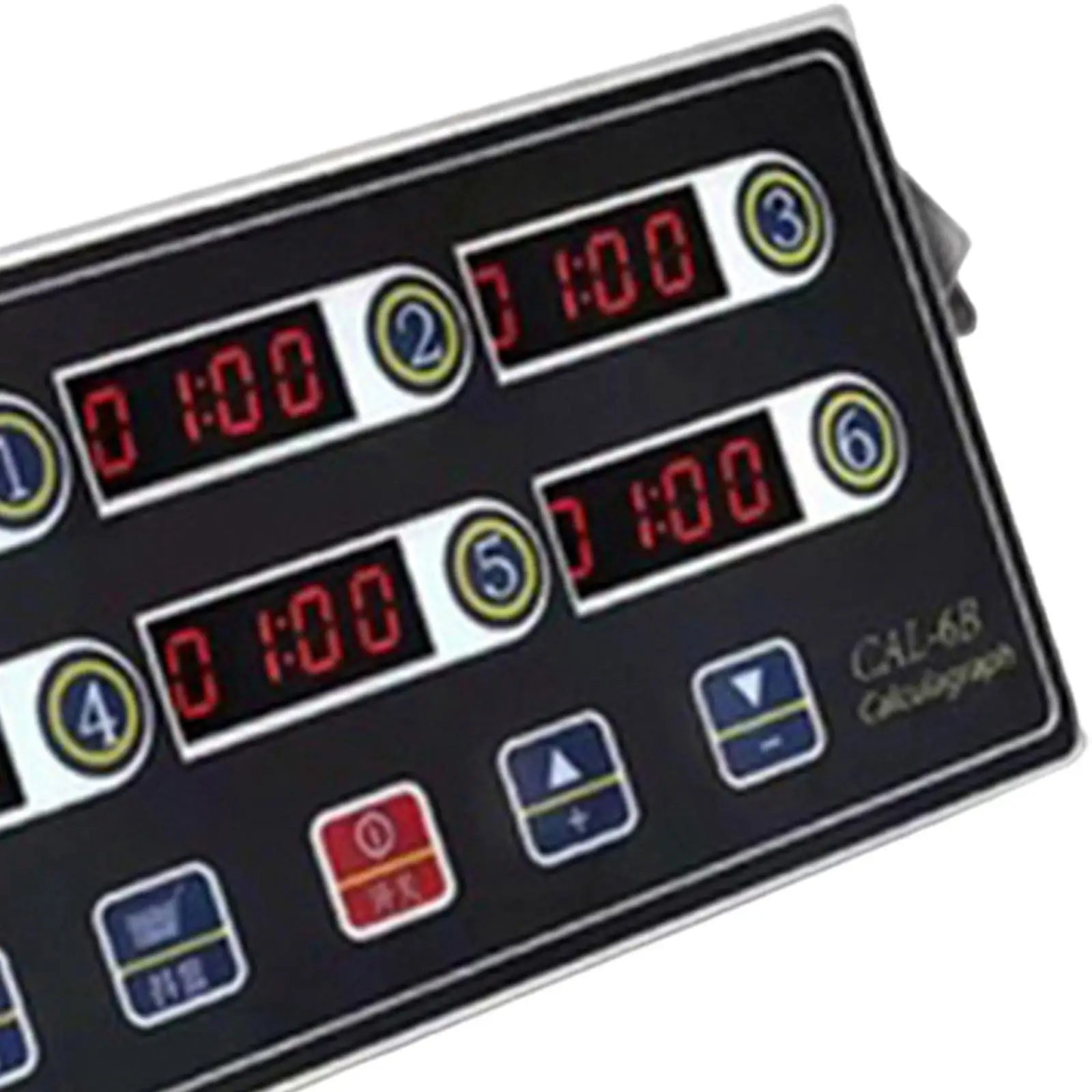 Multi Window Digital Cooking Timer LED Display Stainless Steel Programmable Countdown Clock for Restaurant Bakery Use
