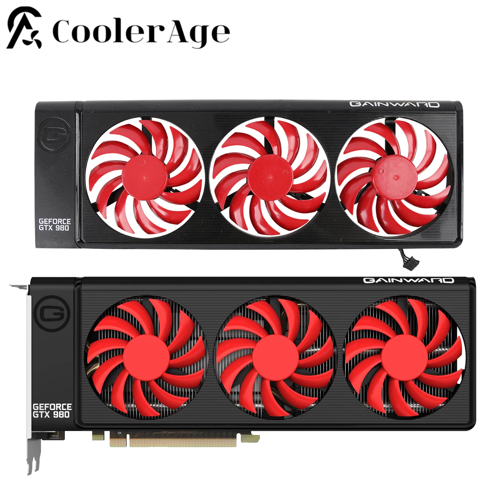 

For Gainward GeForce GTX 980 Video Card Fan With Shell Original GTX980 Replacement Graphics Card GPU