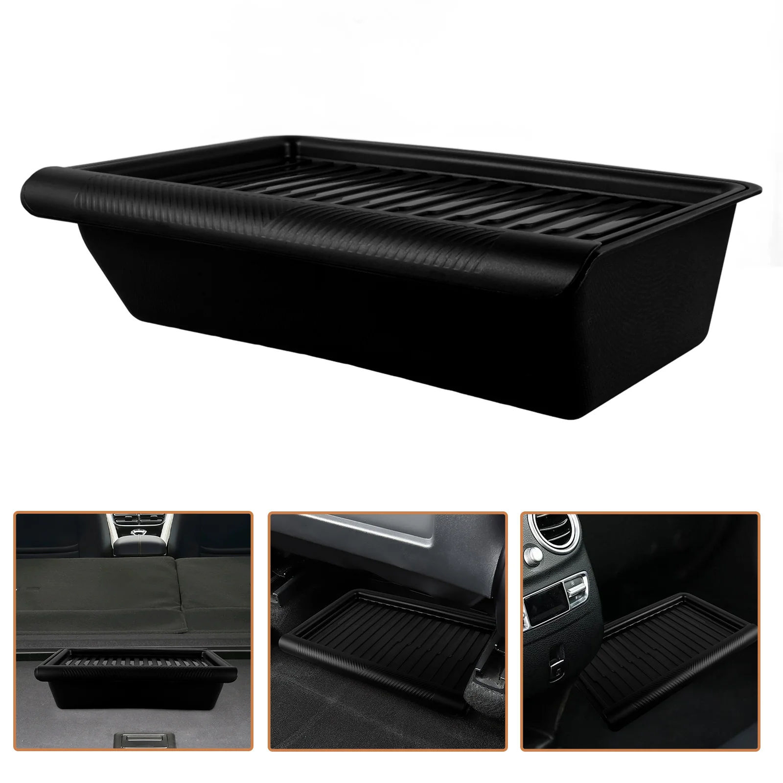 

Car Storage Box and Organizer Seat under Vehicle Auto Case with Cover Accessory