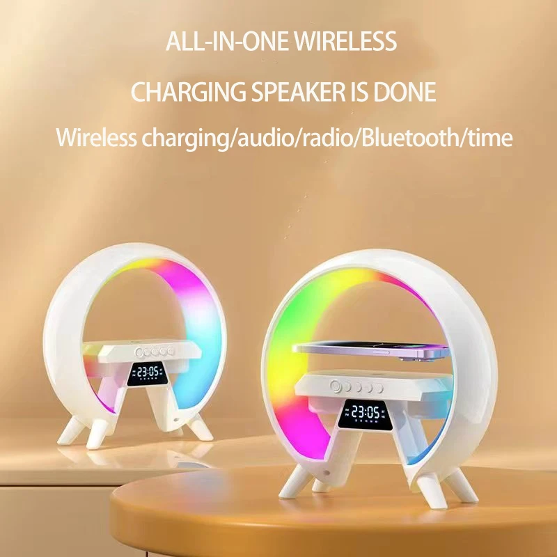 Bluetooth wireless multi-function audio night light color atmosphere sensitive clock birthday gift company annual meeting prize