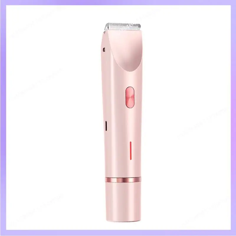 N83R بيكيني المتقلب للنساء ماكينة حلاقة كهربائية 2 في 1 إزالة شعر الجسم والوجه رأس مزدوج للوجه العانة تحت الإبط الساقين