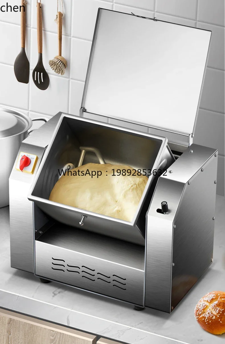 automatic silent dough blender, small 10 kneading mixer 304 stainless steel