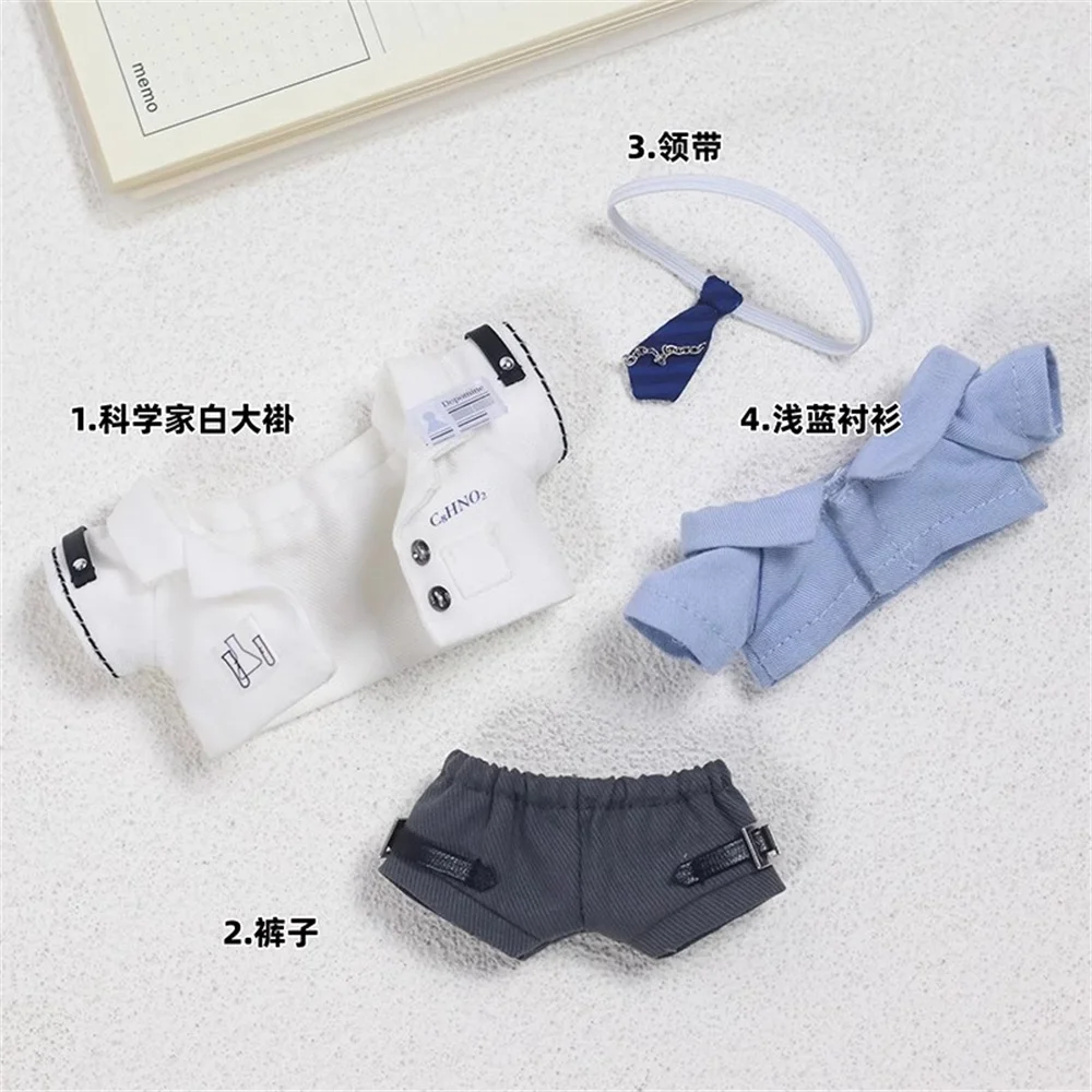 Original Elegance Science Uniform Suit For 10cm Clothes Costume Cartoon Cosplay Kids Gift CP Pre-order