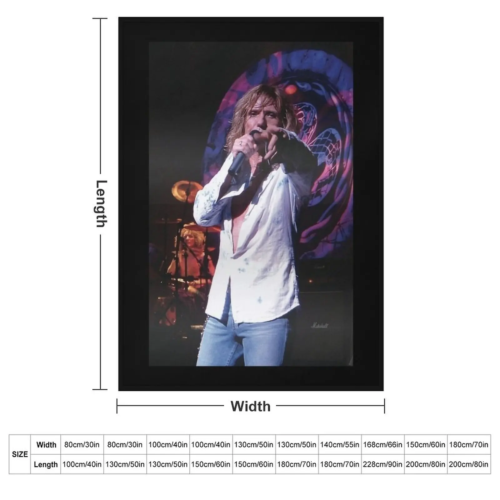 David CoverdaleS Throw Blanket funny gift Beautifuls Blankets