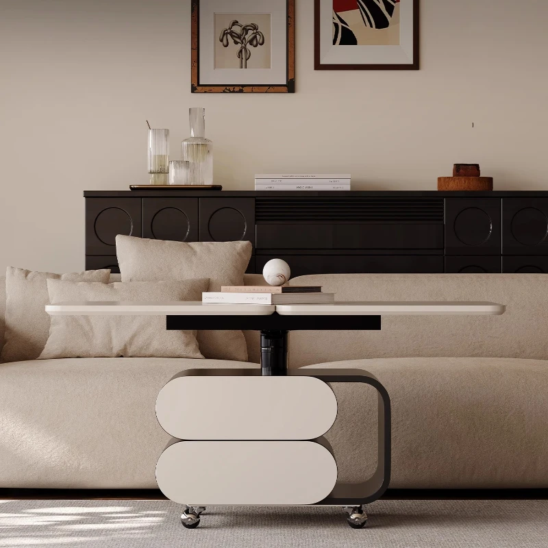 mesa lateral do sofá carrinho mesa de centro removível