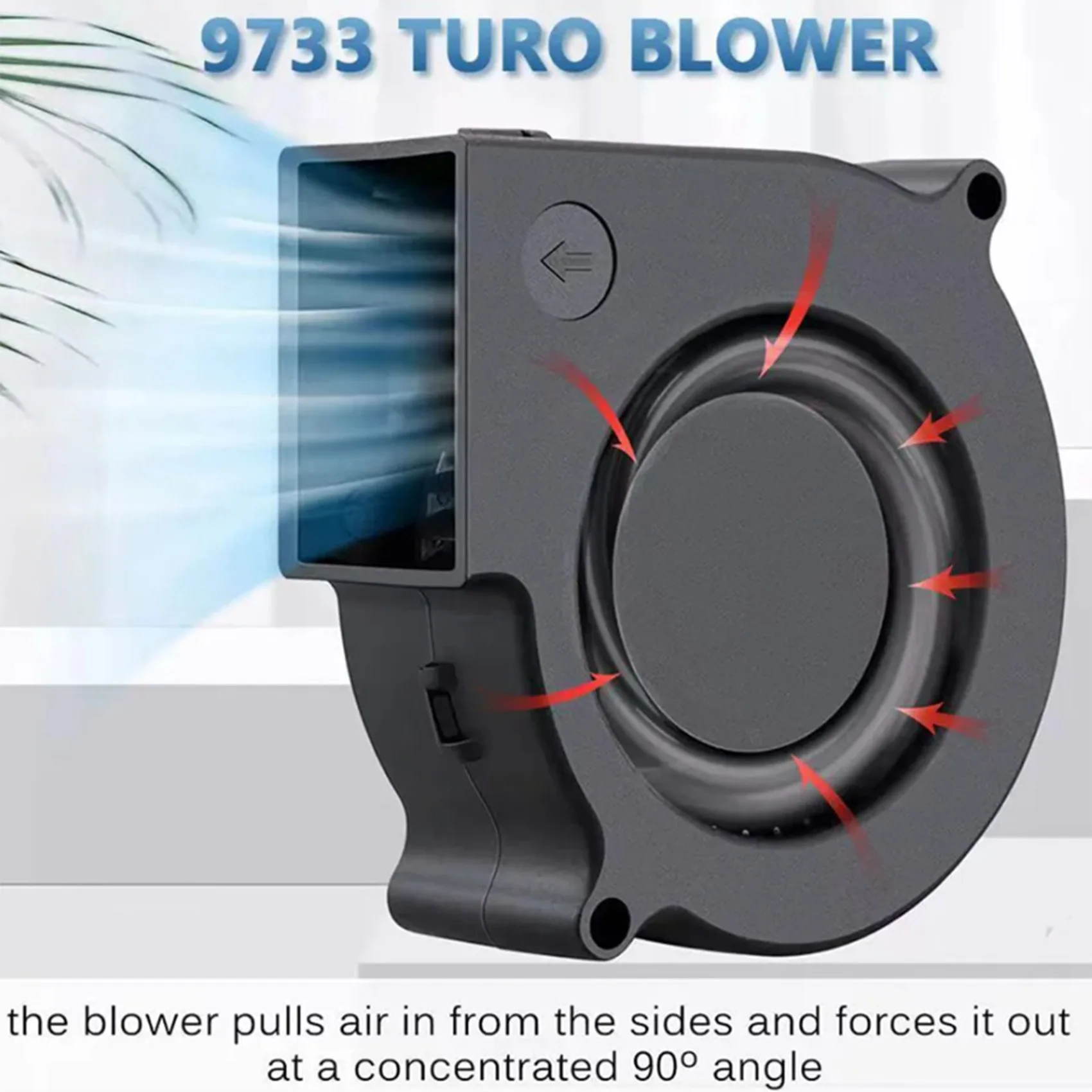 

Вентилятор турбонаддува BHTS-2Pcs 97 мм, 12 В постоянного тока, с гнездовым разъемом, центробежный, для охлаждения, с адаптером питания AC220V, регулируемая скорость, вилка EU