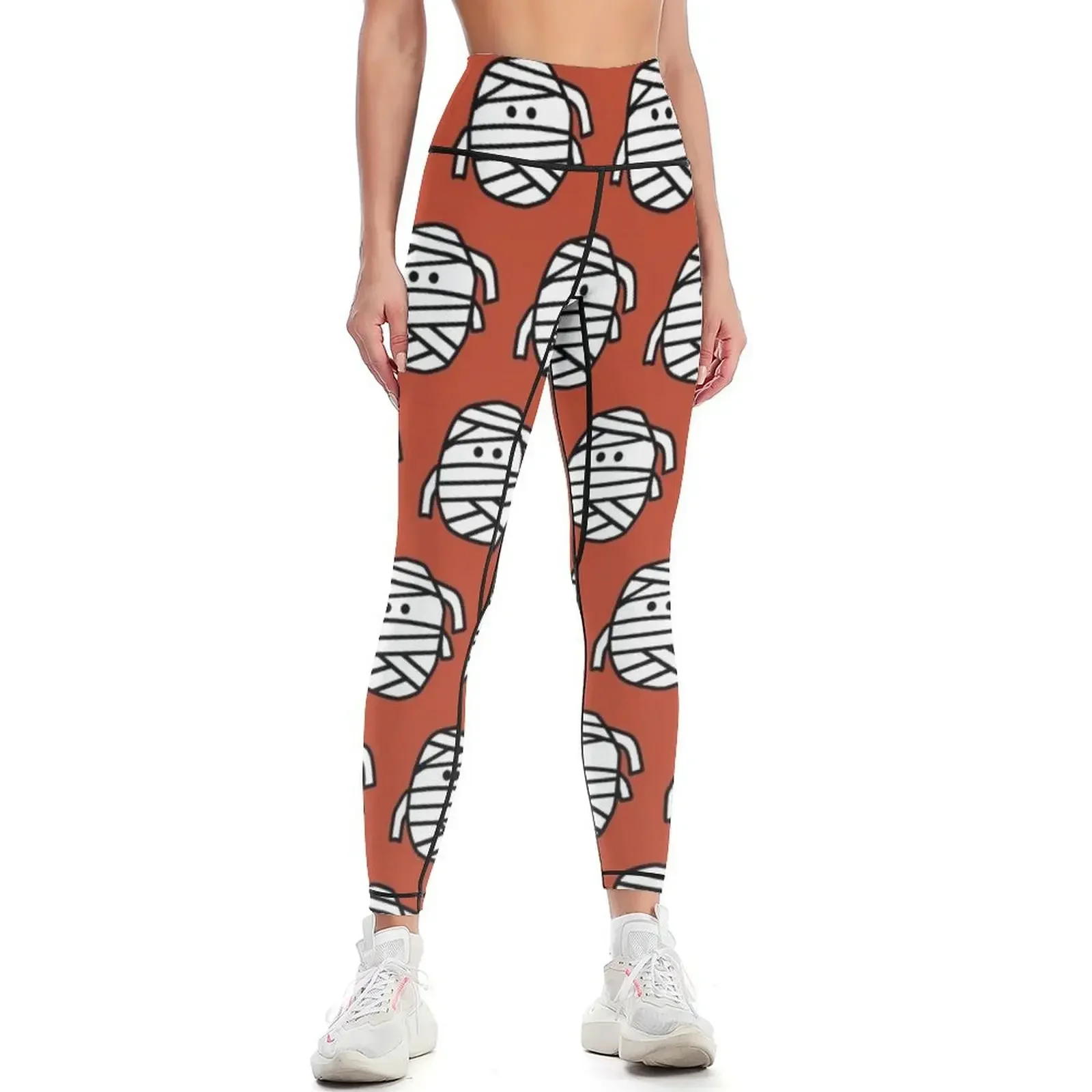 

Halloween Mummy Blob Pattern Leggings Training pants Fitness clothing gym pants sports woman gym Womens Leggings