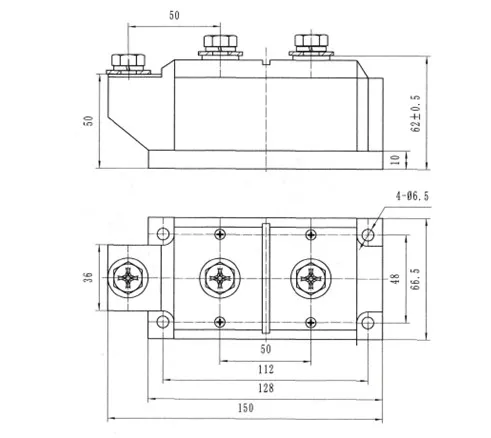 Rectifier control module : ZXQ600-16 600A 1600V / ZXQ500-16 500A 1600V ( For high-voltage inverter )