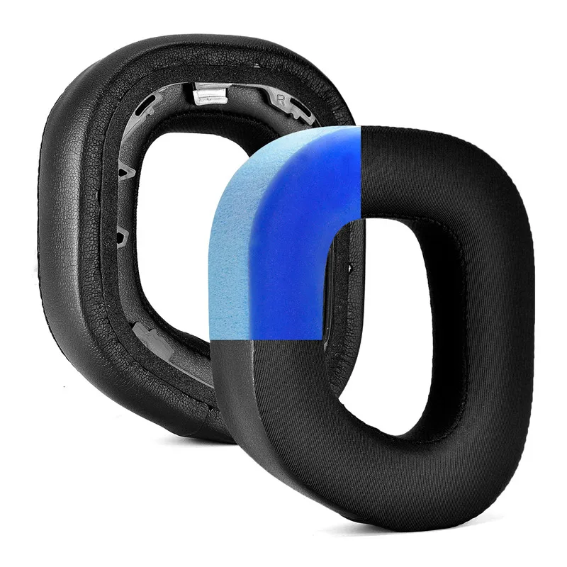 Ice Gel Ear Pads Cushion For Corsair HS80 RGB Wireless Headphone Earpads Soft Protein Leather Memory Foam Earmuffs With buckle