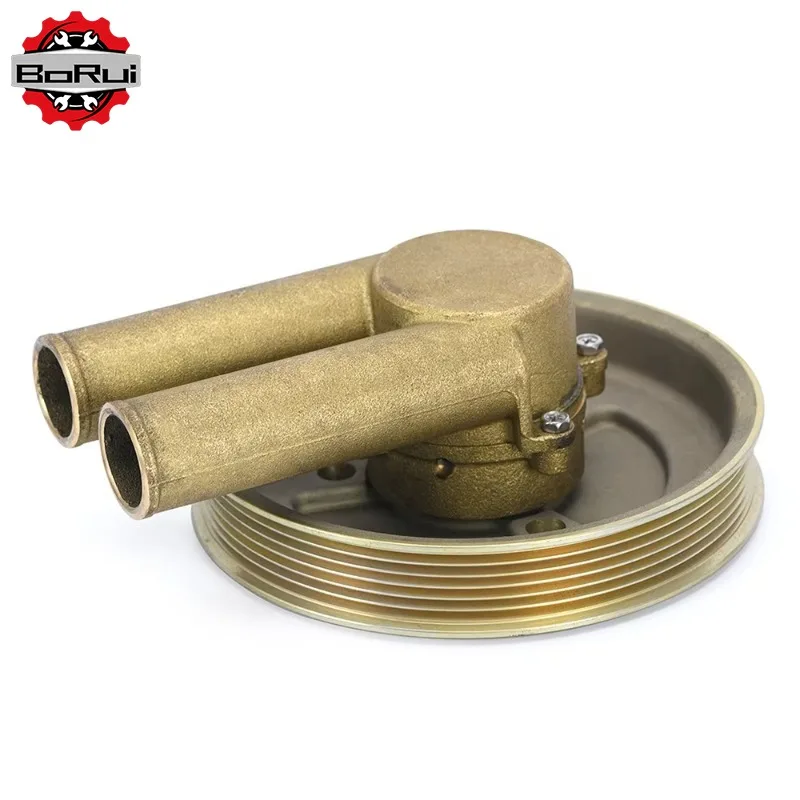 

3812693 3862482 21214599 3857202 Crank Mounted Sea Water Pump Serpentine Pulley Replace for Volvo Penta 3.0 4.3 5.0 5.7
