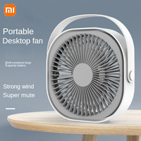 Xiaomi 6-inch Desk Fan Creative Handheld Portable USB Charging Desk Fan Silent Summer Creative Gift Smart Home Cooling Fan