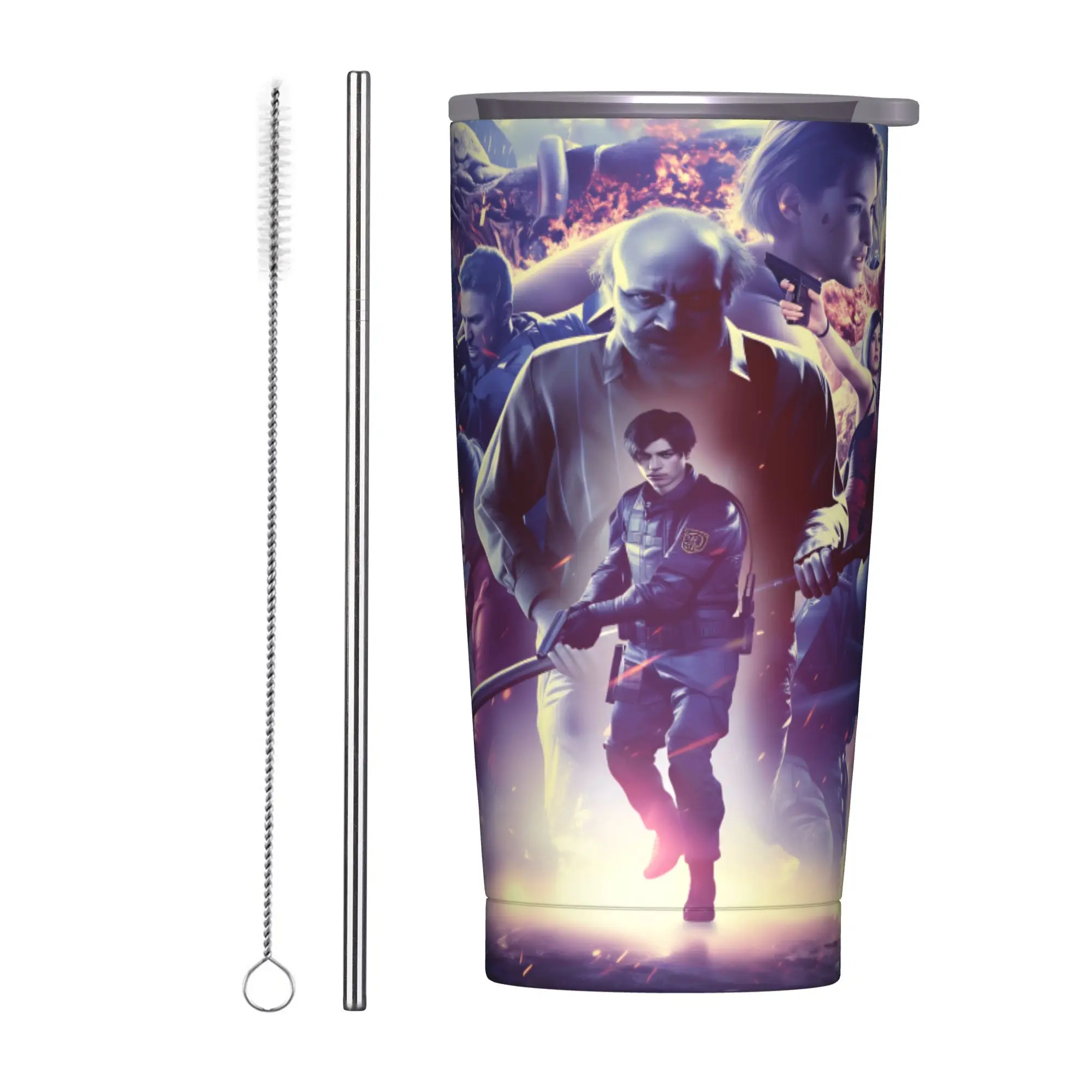 Stainless Steel Tumbler Residents Evils Thermal Mug  Keep Heat Cold Drink Mugs Cup Travelist Custom DIY Water Bottle