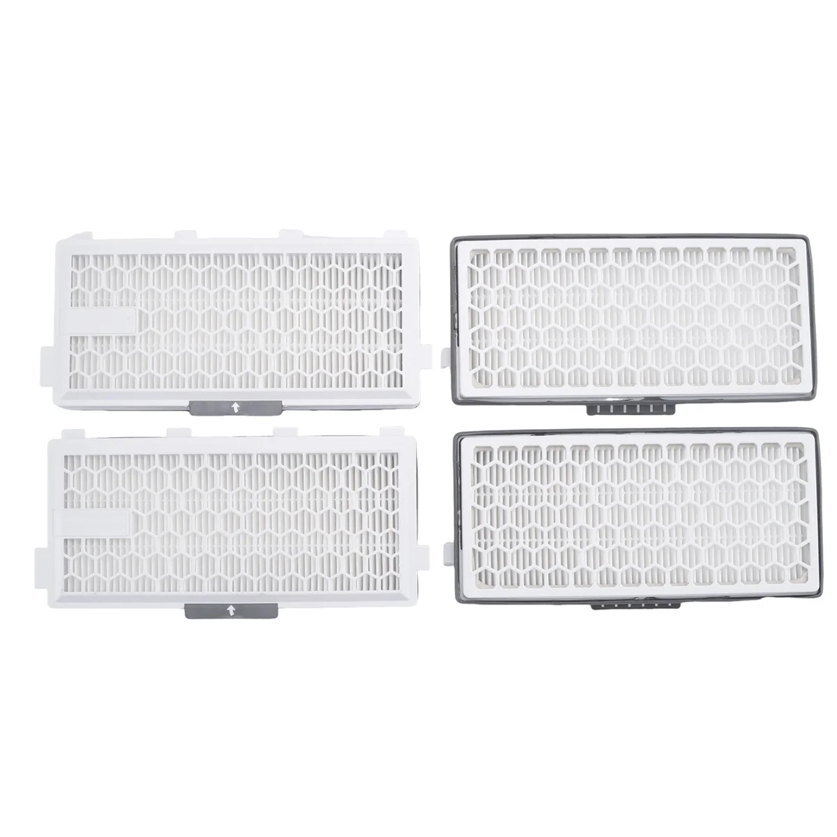 4 عبوات من فلاتر HEPA لنماذج مرشحات Miele AirClean SF-HA 50 S4، S5، S6، S8000، S6000، S5000، S4000، كاملة C1 و C2 & C3_A66K