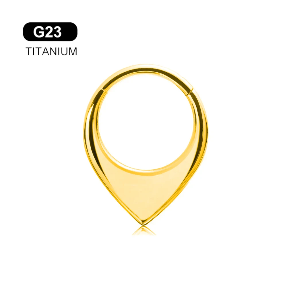 G23 Titanium Bee Septum Nose Ring Piercing