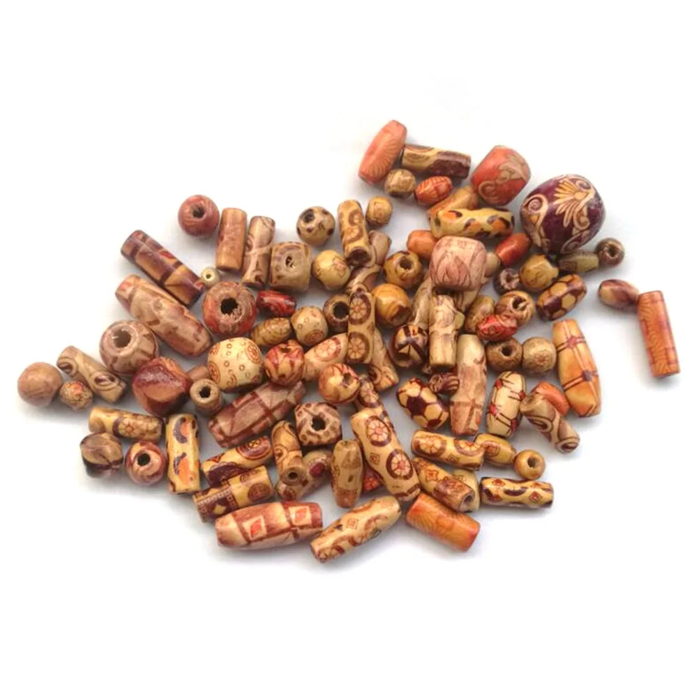 

100Pcs Handmade Polymer Clay Beads Random Size Multicolor for Jewelry Making DIY Craft Accessories Wood Beads Accessory