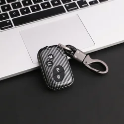 4 Buttons Carbon ABS Car Key Case Cover Fob for Lexus GS430 ES350 GS350 LX570 IS350 RX350 IS250 Key Shell