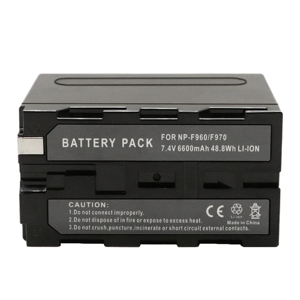 6600mAh NP-F970 NP-F960 NP F970 Batteries for SONY HVR-HD1000 HVR-HD1000E HVR-V1J Camcorder HXR-MC1500C NEX-EA50 HVR-Z7C NX3 5