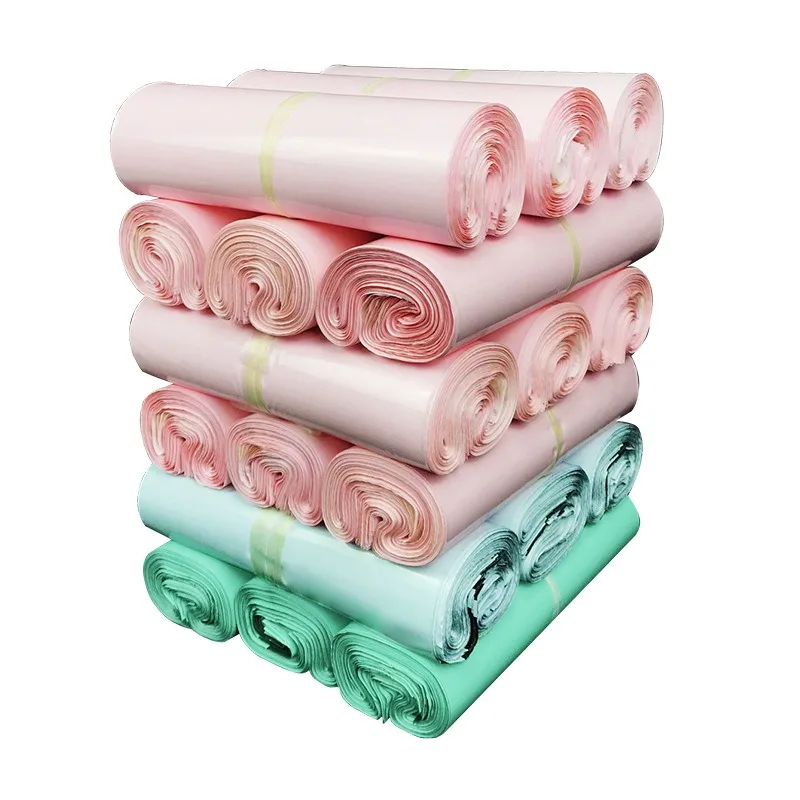 10Pcs Pink/White/Green Plastic Express Bag Small Courier Bags Self Seal Adhesive Shipping Envelope Mini Gift Packaging Pouches