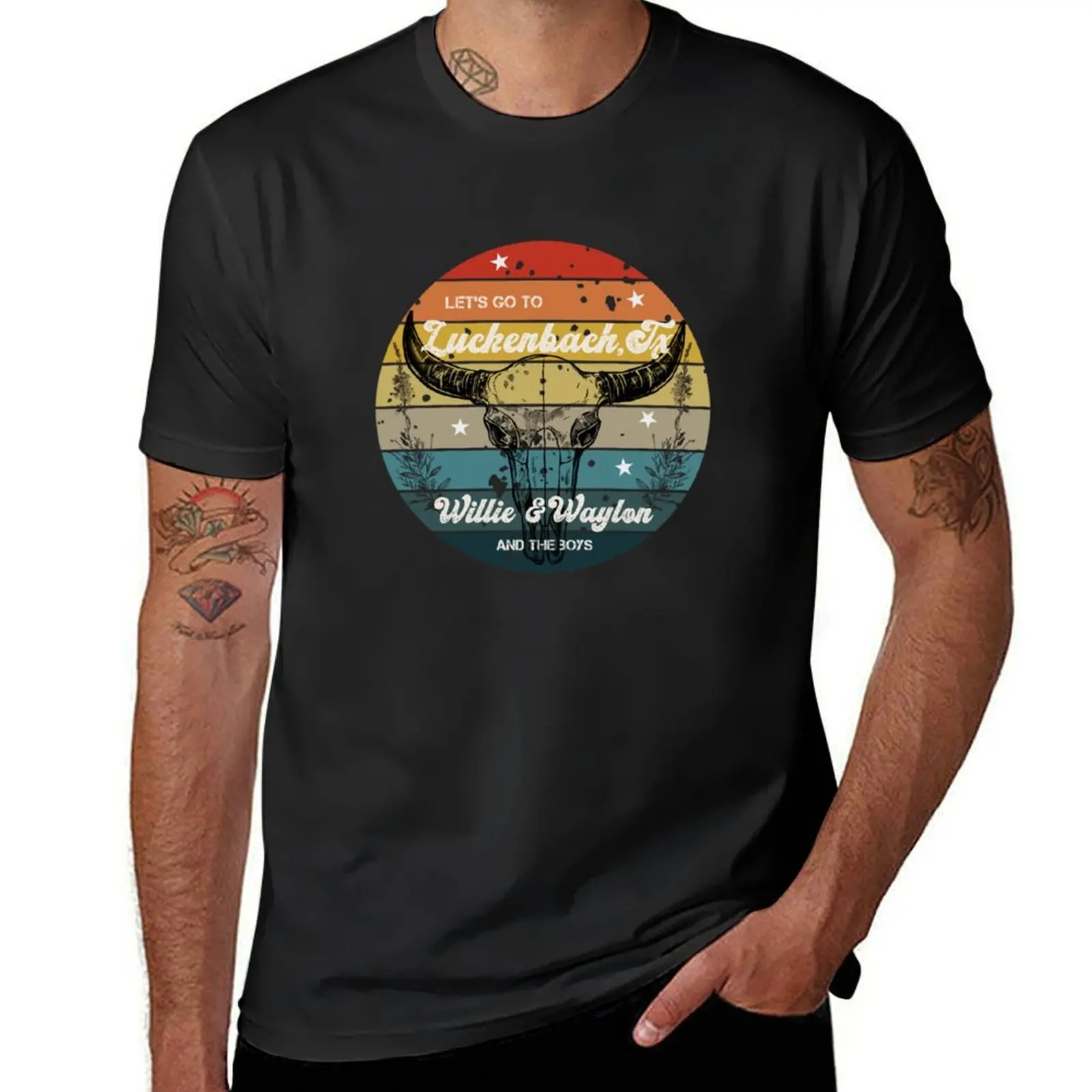 

Willie and Waylon and the Boys T-Shirt kawaii clothes shirts graphic tees mens t shirts pack